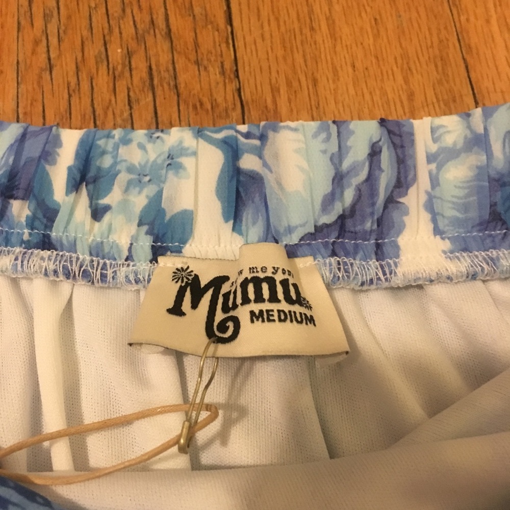 NWT Show Me Your Mumu Mama Blues Floral Skirt - Picture 5 of 5